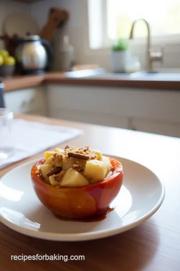 Savoury Baked Apples with Sage and Cheese steps