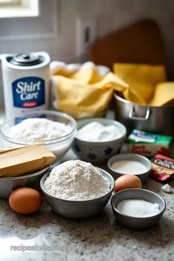 Wake and Bake T-Shirt Cookies ingredients