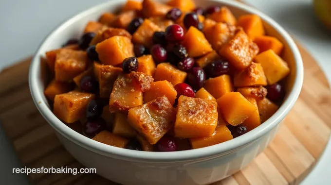 Apple Cranberry Sweet Potato Bake