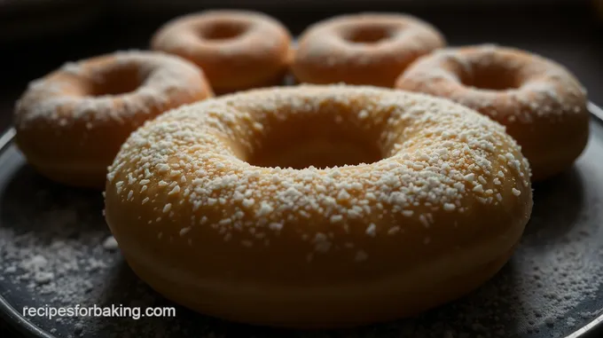 Fluffy Baked Donuts with Pancake Mix