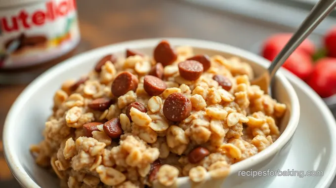 Nutella Baked Oats